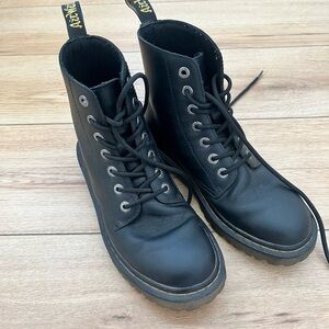 Dr. Martens Black Leather Boots